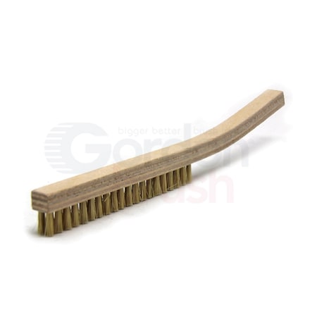 Gordon Brush 3x20 Row Anti-Static Hog Bristle Plater Brush, PK25 299991CK
